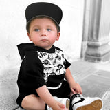 Short Sleeve Hoodie in Cool Kid
