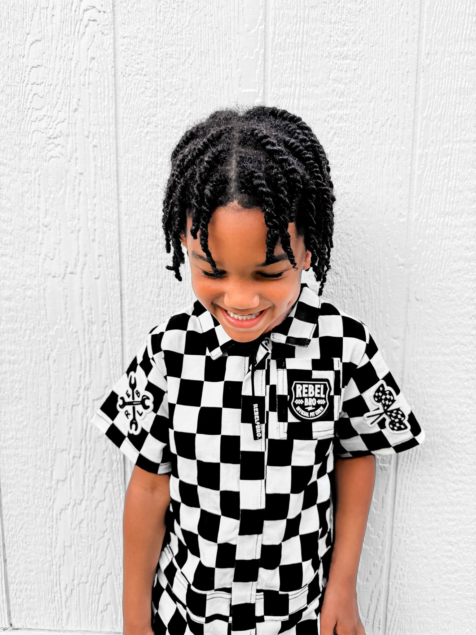 Pit Crew Romper in Venice - Rebel Bro
