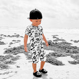 Bamboo Zippy Shortie in Cool Kid