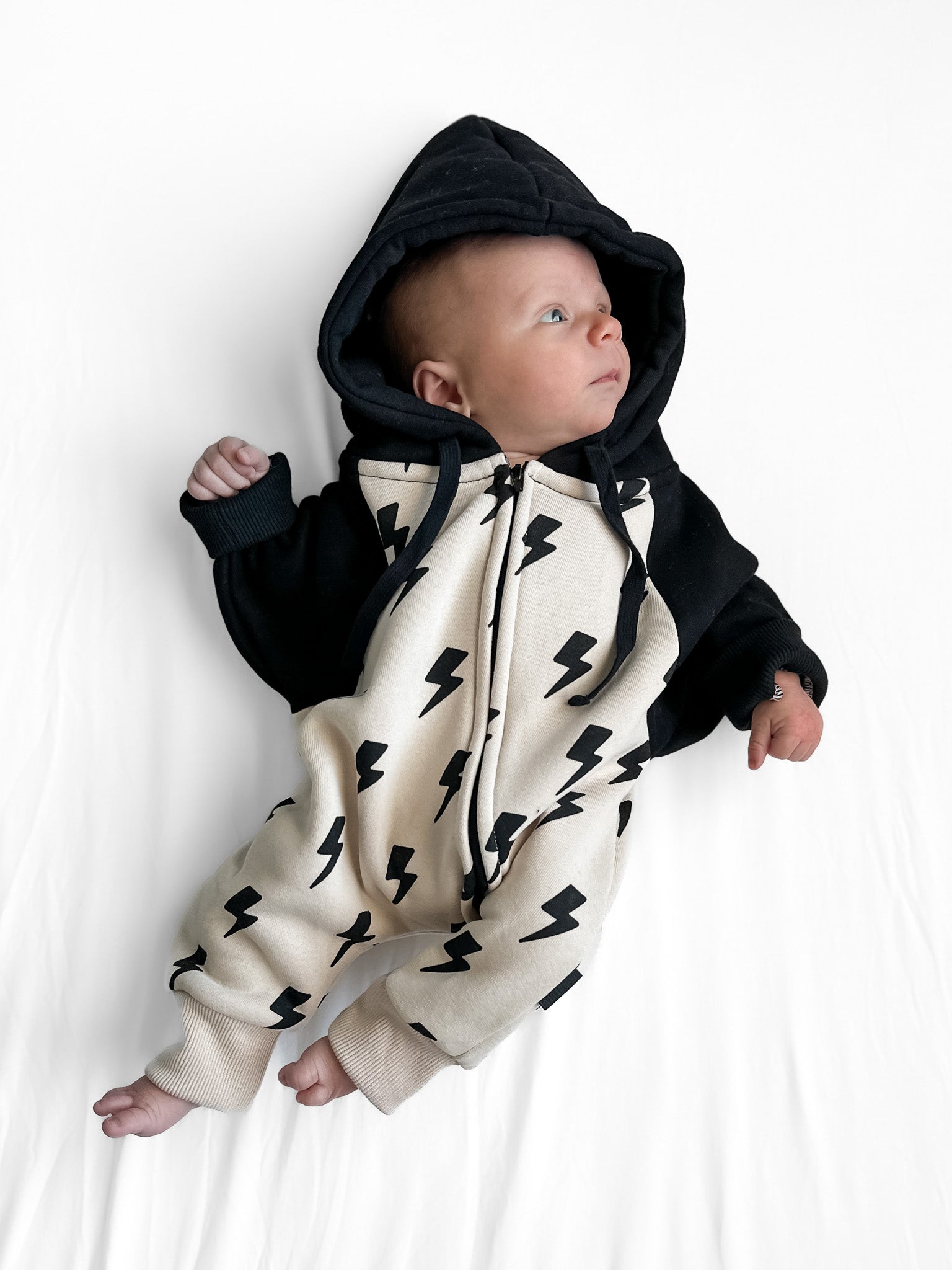 Hooded Rebel Romper in Bowie (FINAL SALE) - Rebel Bro