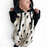 Hooded Rebel Romper in Bowie (FINAL SALE) - Rebel Bro