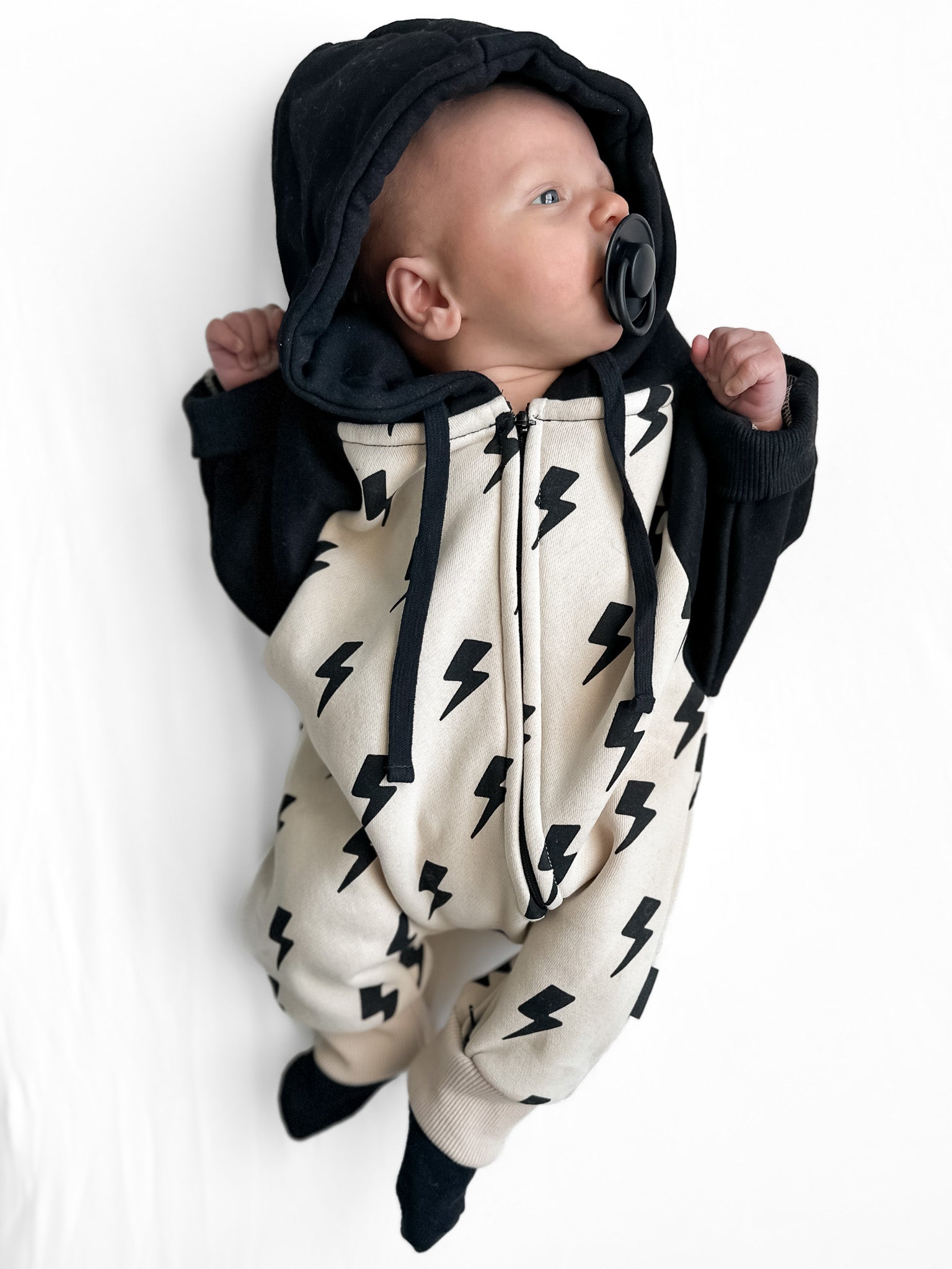 Hooded Rebel Romper in Bowie (FINAL SALE) - Rebel Bro