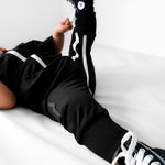 Hooded Rebel Short Sleeve Romper in Black - Rebel Bro