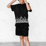Short Sleeve Hoodie in Harley