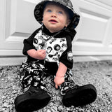 Short Sleeve Hoodie in Cool Kid