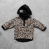 Pullover Windbreaker in Ava (Leopard)