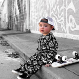 Organic Ribbed Set in Bad Boy [Midnight Edition]