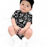 Bamboo Bubble Romper in Bad Boy [Midnight Edition]