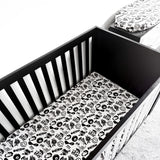 Bamboo Crib Sheet in Cool Kid