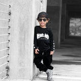 Long Sleeve Tee in Rebel Bro x Live Fast Flames