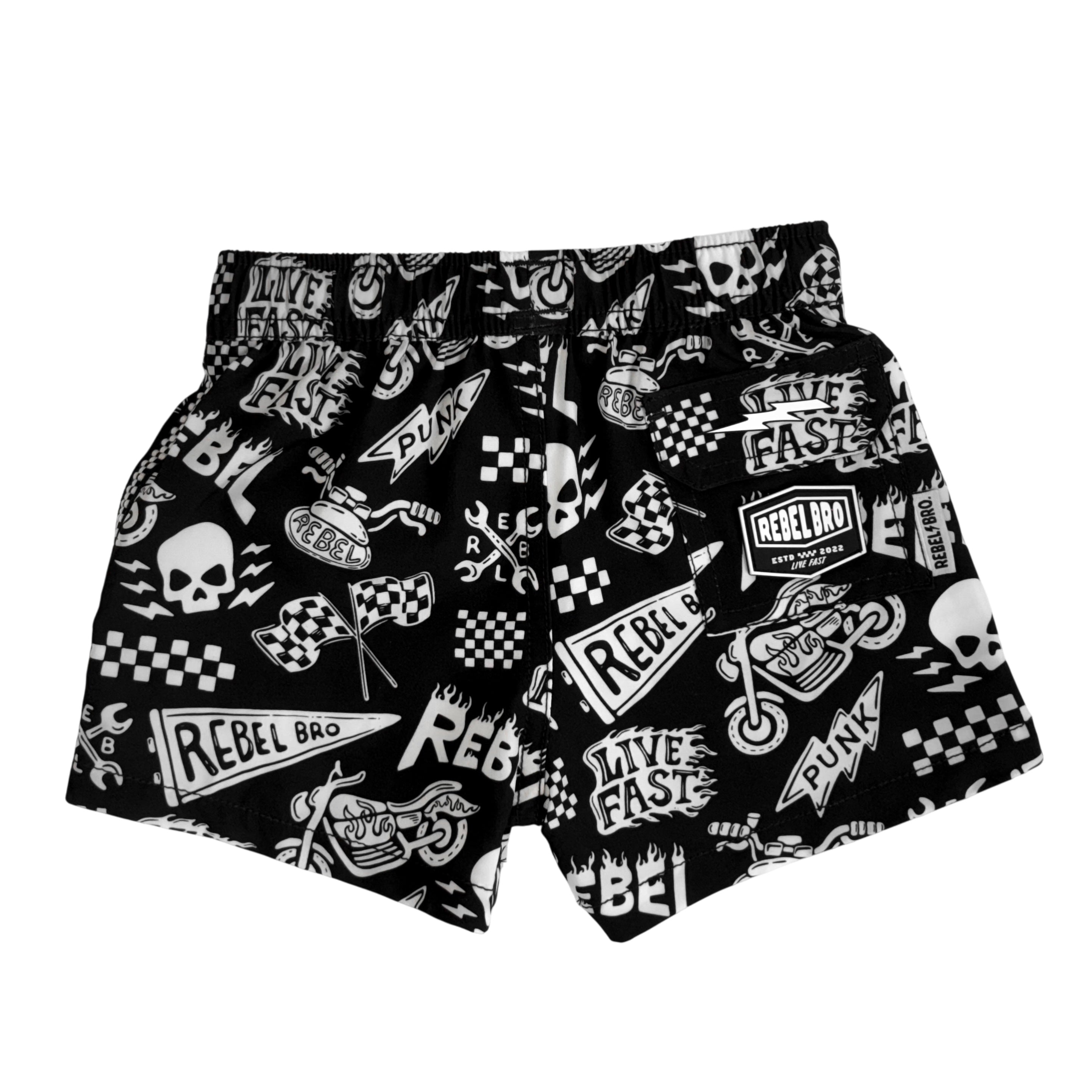 Hybrid Swim Trunks in Live Fast