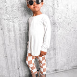 Ribbed Bamboo Leggings (3 Pack) - Rust Classics