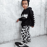 Relaxed Fit Hoodie in Rebel Bro x Live Fast Flames