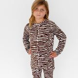 Bamboo Two Piece Set in Desert Zebra