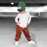 Cargo Pants in Rust Corduroy