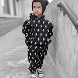 Fleece Hoodie + Sweatpants Set in Jagger