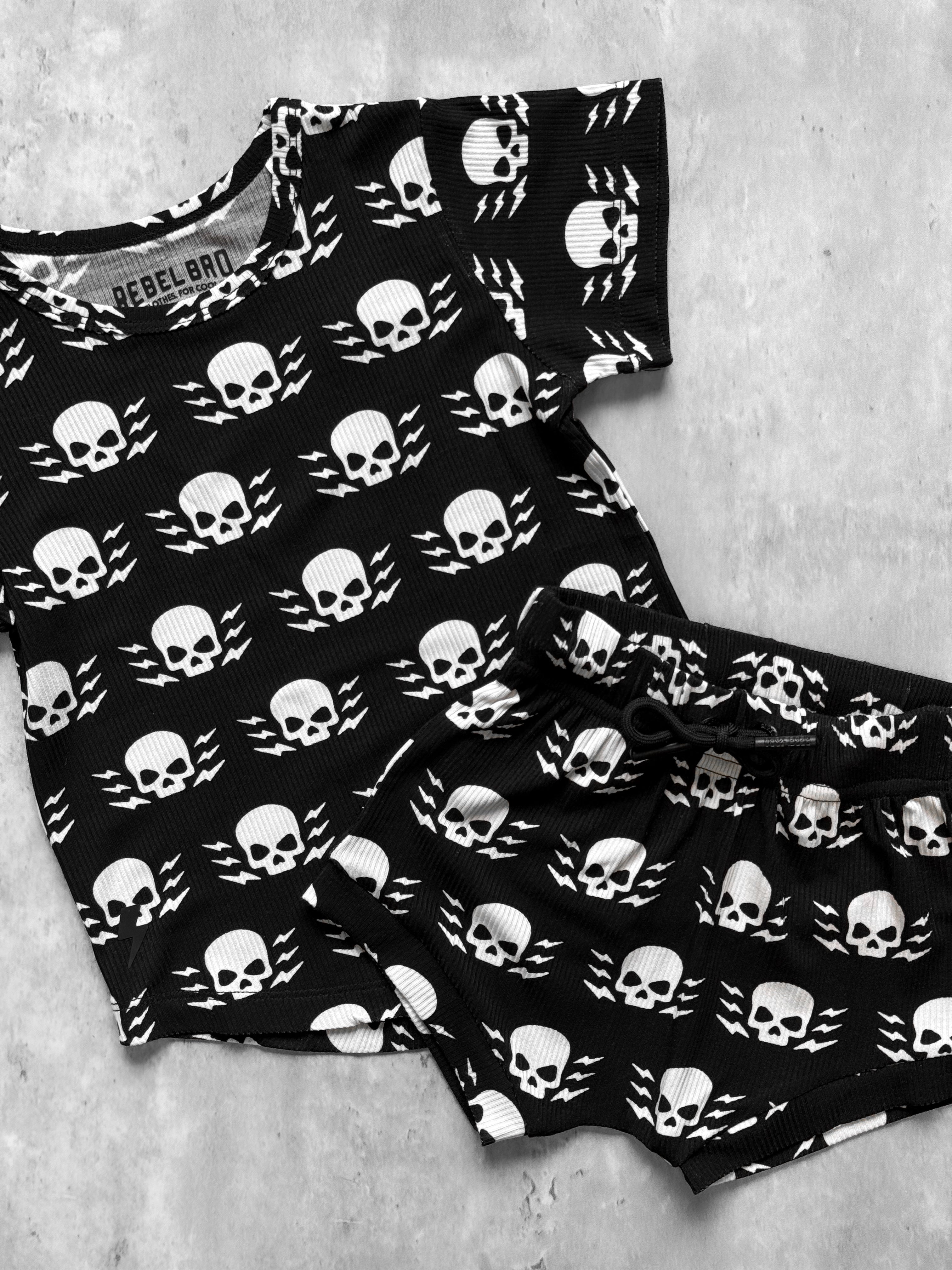 Bummie Two Piece Set in Thunderstruck