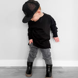 RB x LB The Core-Classic Midi Boot in Black / Taupe - Rebel Bro
