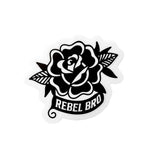 Rebel Bro Traditional-Style Tattoo Rose Sticker - Rebel Bro