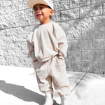 The Core-Classic Midi Boot in White / Taupe - Rebel Bro