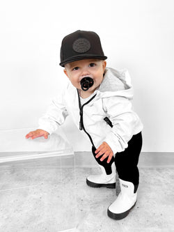 Image of The Core-Classic Midi Boot in Black / White