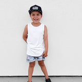 Bamboo Tank in White