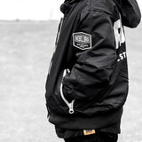 Live Fast Hydro Bomber Jacket in Black (FINAL SALE) - Rebel Bro
