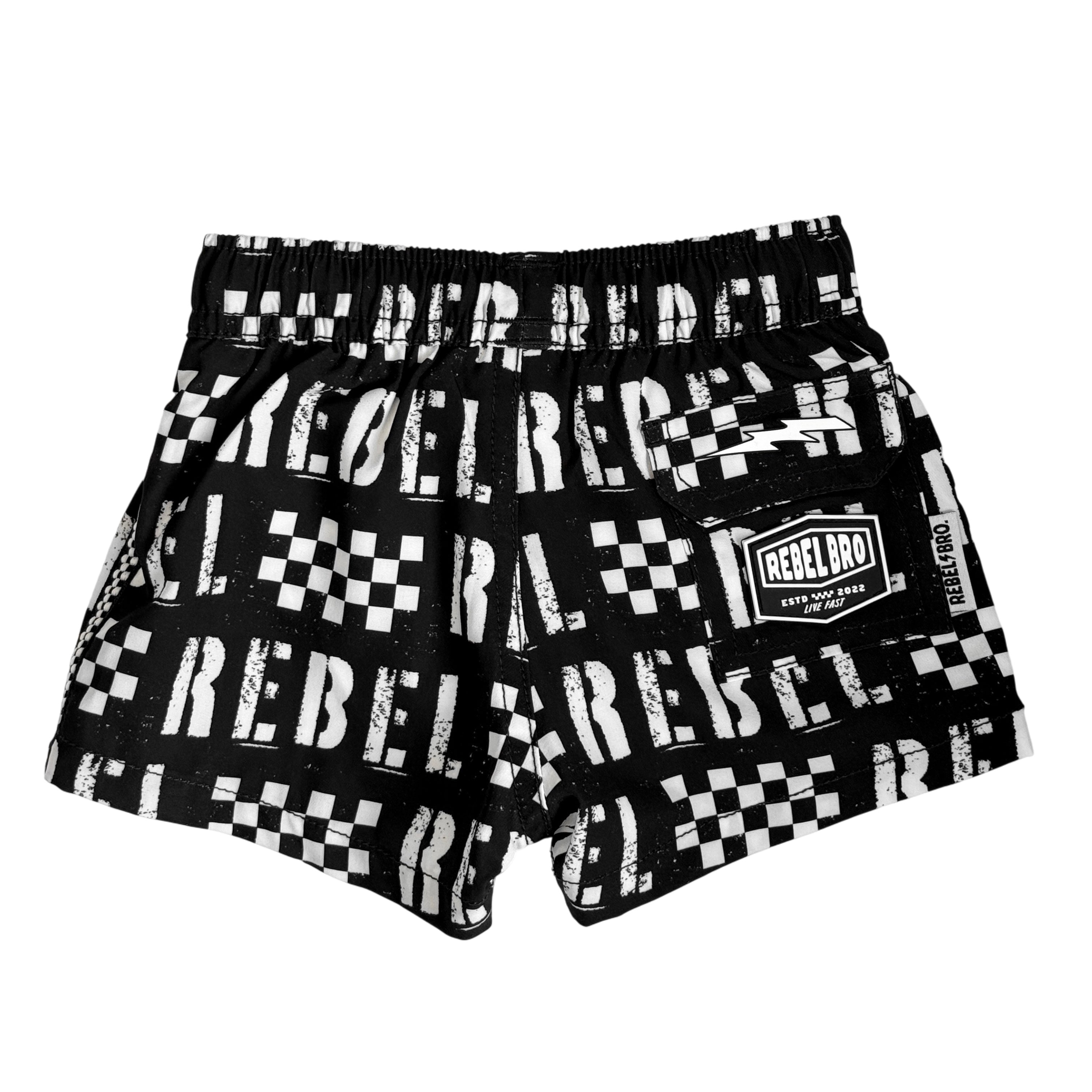 Hybrid Swim Trunks in Rebel Racer - Rebel Bro