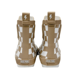 Holstyn Midi Boot in Salted Caramel Checkered (FINAL SALE) - Rebel Bro