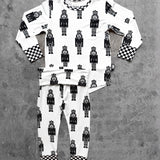 Bamboo Two Piece Set in Merry Mischief