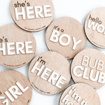 He’s Here + It’s a Boy — Double Sided Sign - Rebel Bro