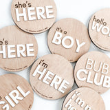He’s Here + It’s a Boy — Double Sided Sign - Rebel Bro