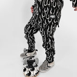 Organic Ribbed Set in Fuego