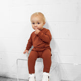 Ribbed Bamboo Leggings (3 Pack) - Neutral Solids