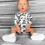 Bamboo Bubble Romper in Warped Tour
