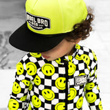 Hydro Snapback in Neon Electric Lime
