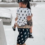 Biker Two Piece Set in Bowie
