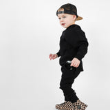 SK8TR Hi-Top in Taupe + Black Checkered (PREORDER)