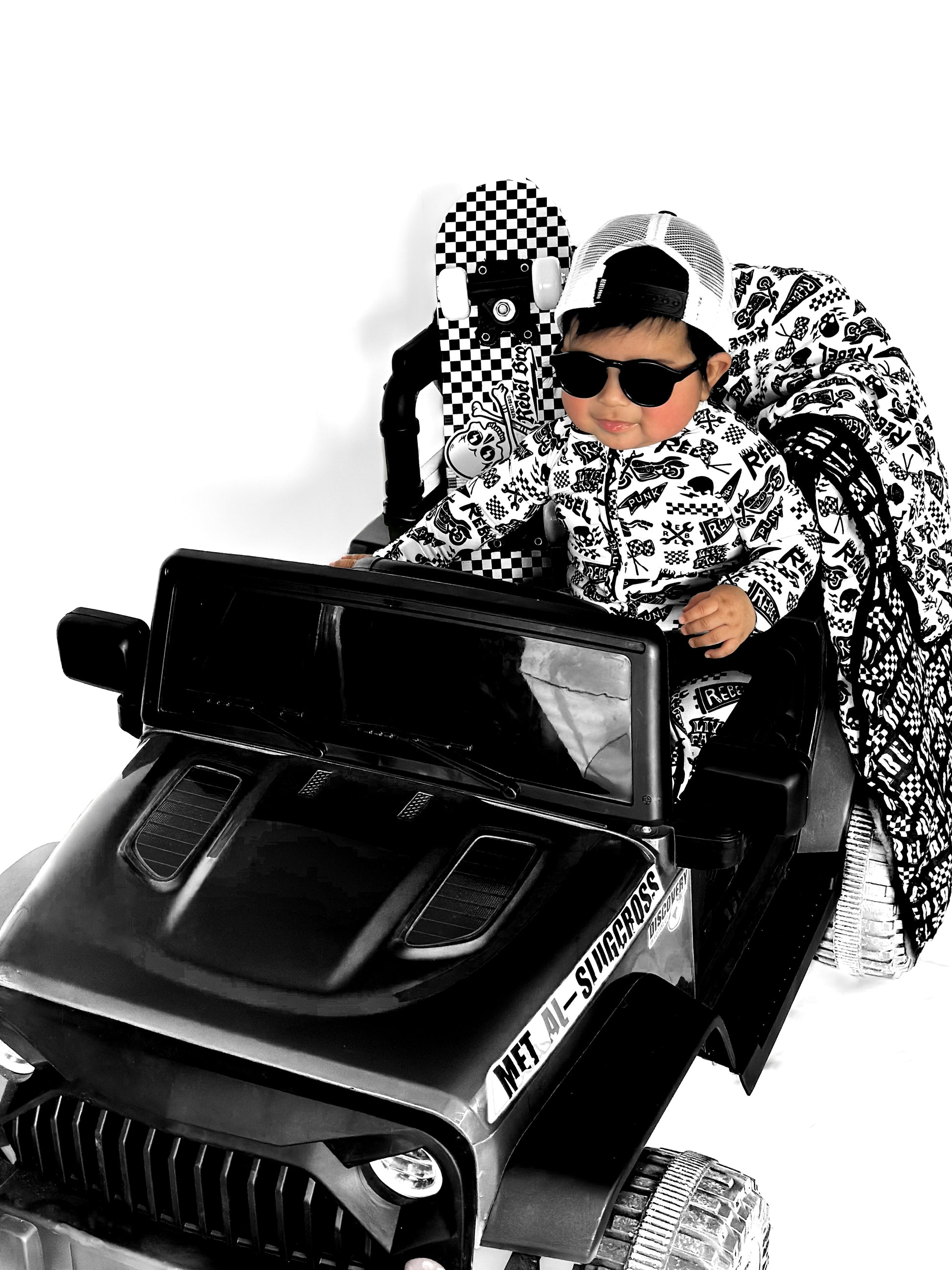 Live Fast x Rebel Racer Organic Muslin Quilt - Rebel Bro