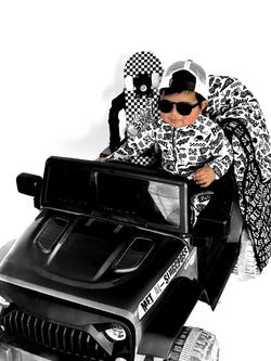 Image of Live Fast x Rebel Racer Organic Muslin Quilt - Rebel Bro