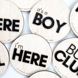 He’s Here + It’s a Boy — Double Sided Sign - Rebel Bro