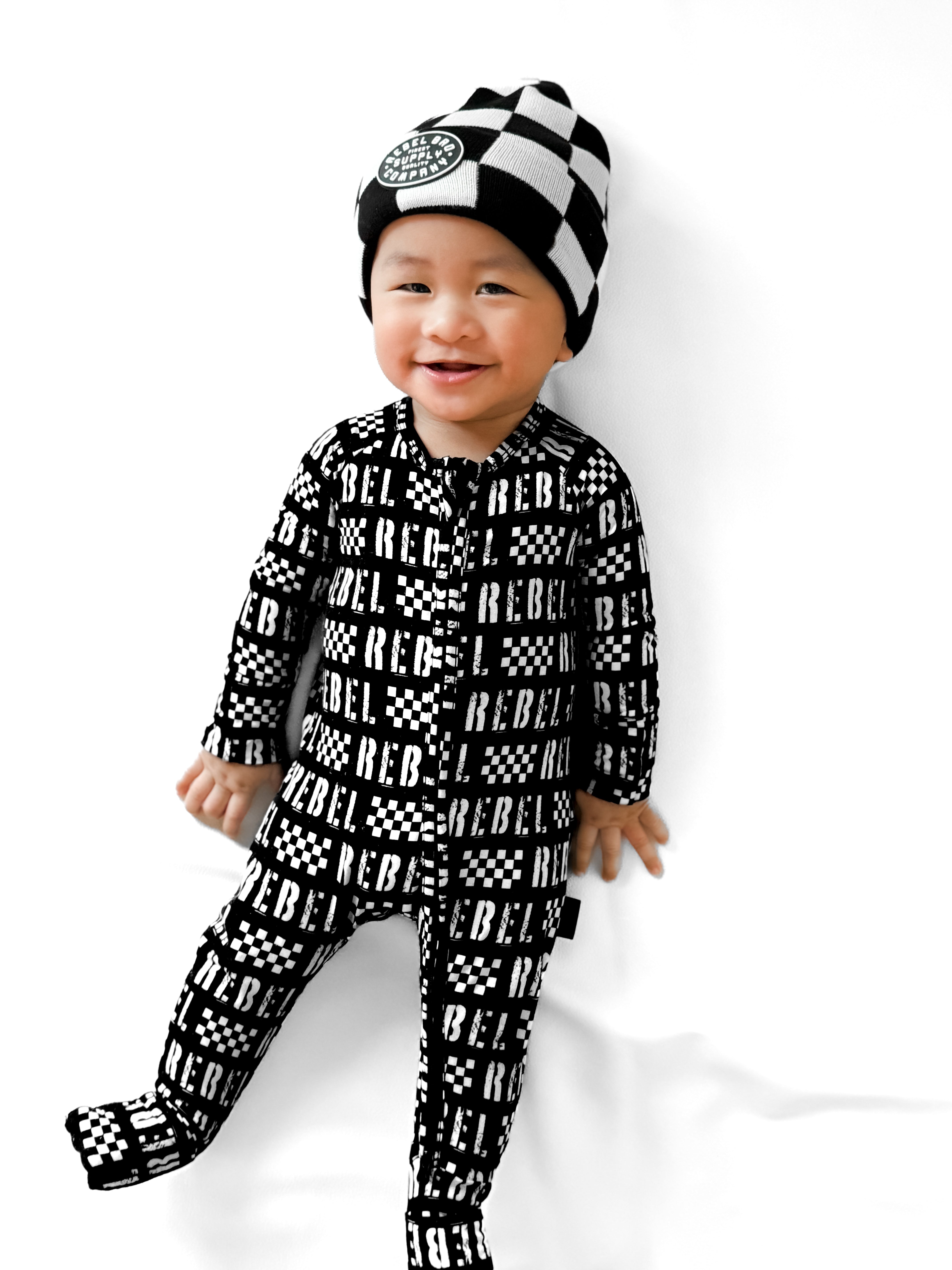 Bamboo Zippy Sleeper in Rebel Racer - Rebel Bro