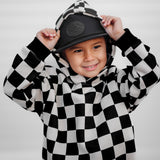 Fleece Hoodie + Sweatpants Set in Venice (Checkered)