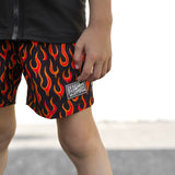 Hybrid Swim Trunks in Caliente