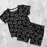 Biker Two Piece Set in Cobain