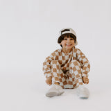 Organic Ribbed Set in Vanilla + Chestnut (PREORDER)