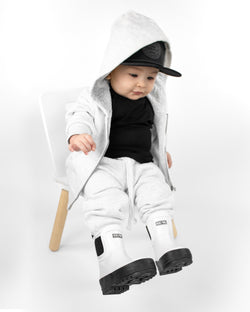 Image of The Core-Classic Midi Boot in Black / White