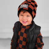 Beanie in Smoke + Spice