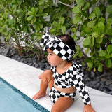 UPF50+ Cropped Two Piece Swimsuit in Venice