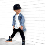 RB x LB The Core-Classic Midi Boot in Black / Taupe - Rebel Bro